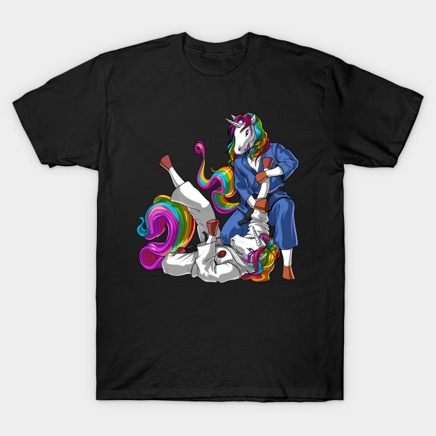 Jiu-Jitsu Unicorns T-Shirt by underheaven